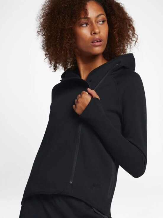 Nike Tops - Nike Tech Fleece Cape Full-Zip Hoodie Jacket Size Small in Black